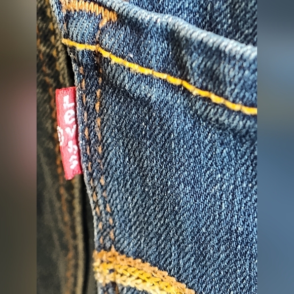 Levi's Women's Blue Denim Western Cowgirl Midi Pencil Jean Skirt | Size 6 - Picture 4 of 8